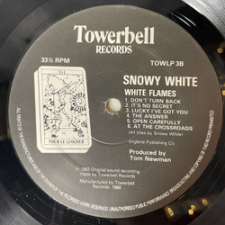 Винтажная виниловая пластинка LP Snowy White, White Flames (UK 1983) Open Carefully