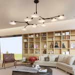 люстра Lindsey Adelman 11 -shade Porcelain Disc Branching Fixture ( бронза )