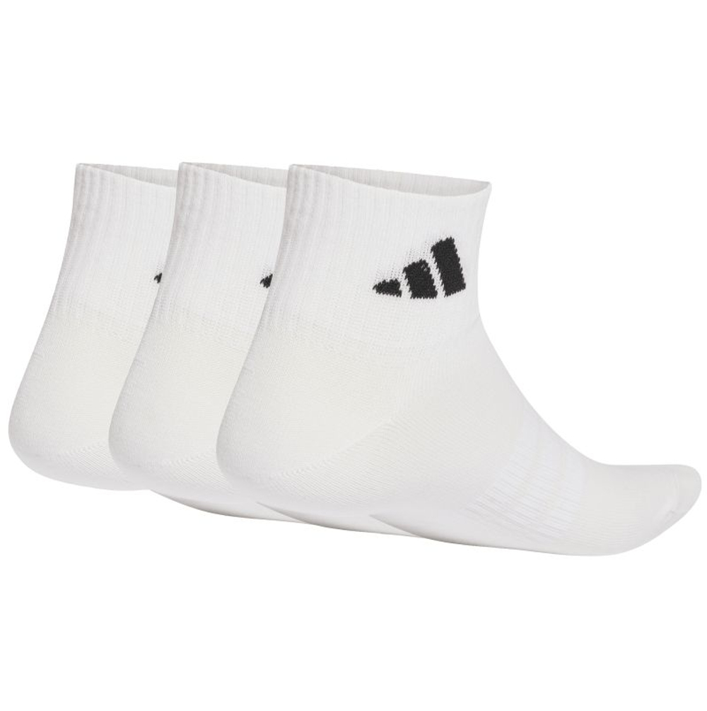 Теннисные носки Adidas Thin&Lignt Sportswear 3P - white/white/black