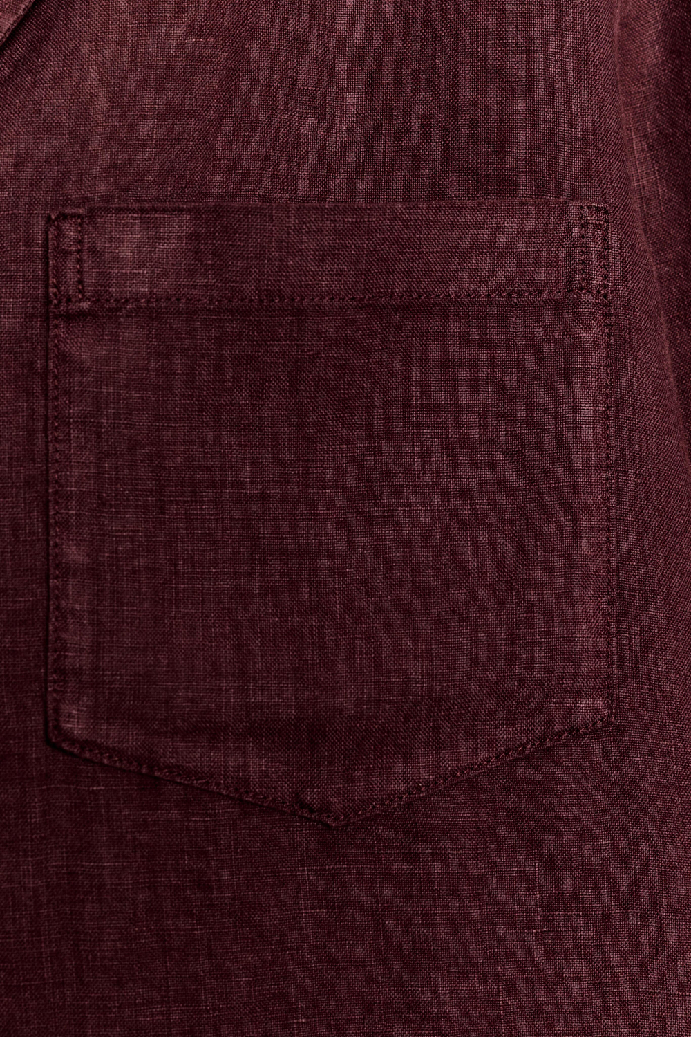 РУБАШКА ИЗ 100% ЛЬНА С КАРМАНОМ — ZW COLLECTION — ZARA