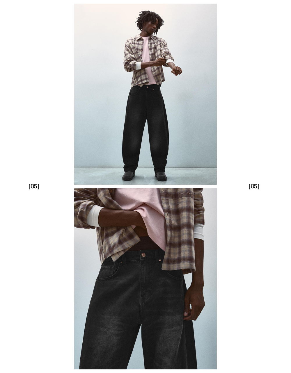Мужские джинсы twisted fit - BERSHKA