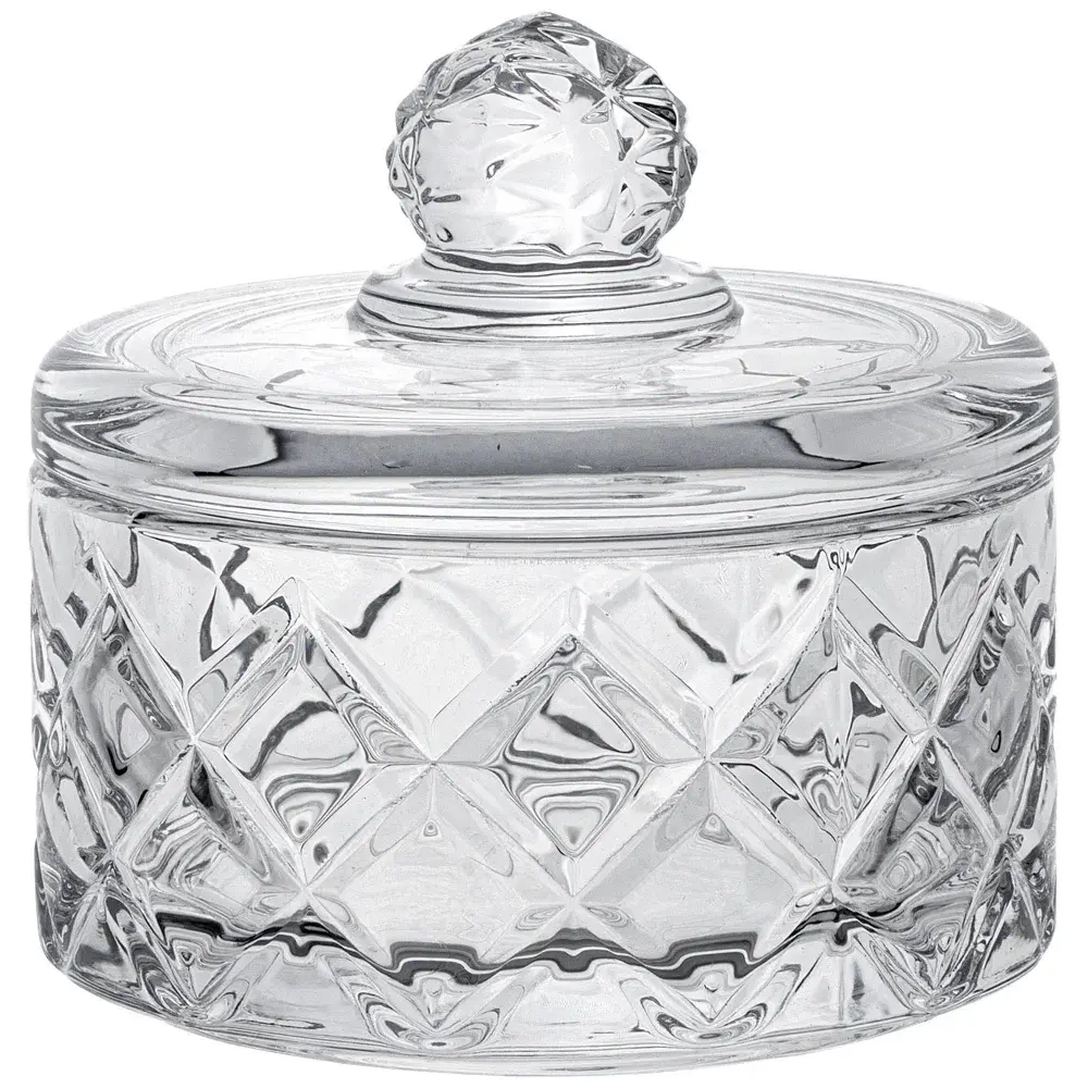 ЕМКОСТЬ ДЛЯ ХРАНЕНИЯ LEFARD С КРЫШКОЙ "DIAMANT" 10,5*10 СМ