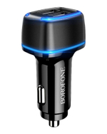 Автомобильное заряд. устр. Borofone BZ14 2USB 2.4A черное