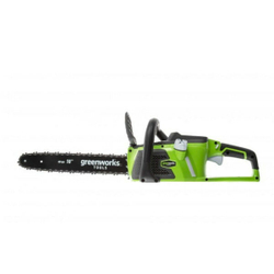 Цепная пила аккумуляторная GreenWorks GD40CS15, 40V, 35 см, бесщеточная, 1,5 КВТ, без АКБ и ЗУ (2005707)