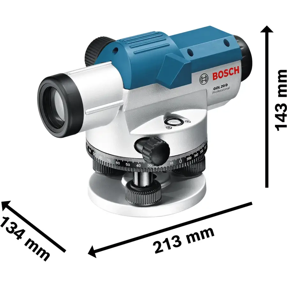 Оптический нивелир GOL 20 D BOSCH 0601068400