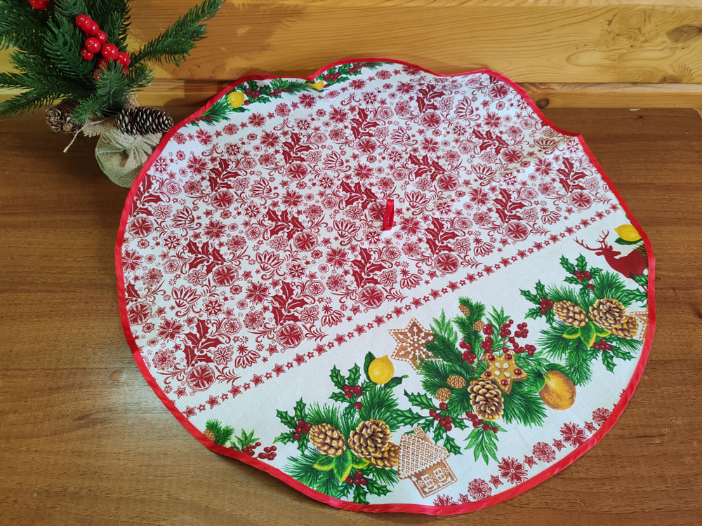 Полотенце кухонное, круглое, 2 шт, рогожка