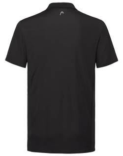 Футболка для мальчика теннисная Head Club Tech Polo Shirt - black