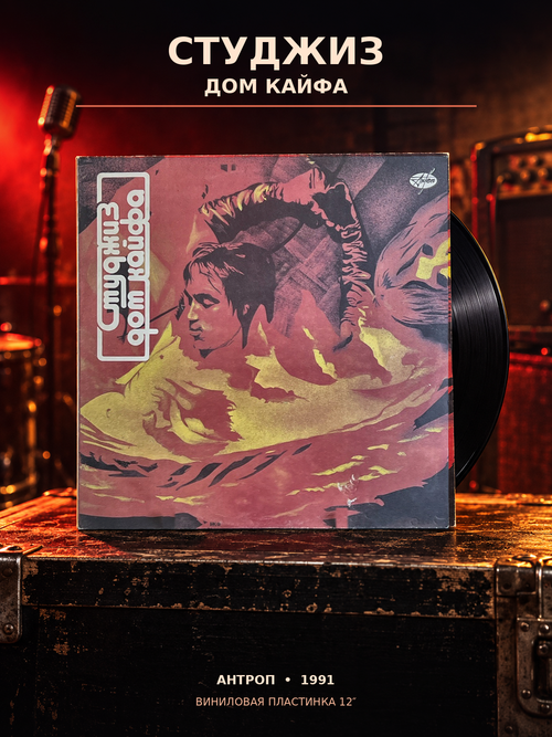 LP Студжиз – Дом Кайфа / The Stooges. Виниловая пластинка 12 дюймов. Антроп 1991 год.