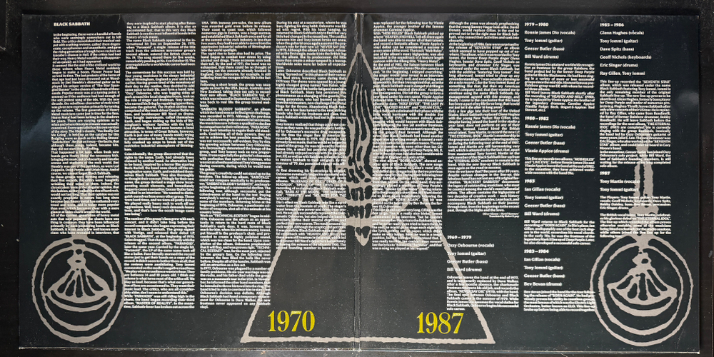 Black Sabbath ‎– Blackest Sabbath: Black Sabbath 1970-1987 2LP (Германия 1989г.)