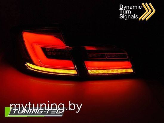 Фонари задние LED BAR SEQ SMOKE BLACK для BMW F10 10-16