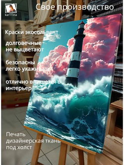 Картина "Путеводная звезда", на стену 50х70см 1шт.
