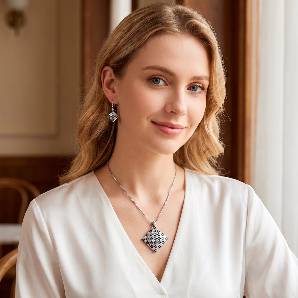 Серьги Fiore Luna AE01256-13 BW