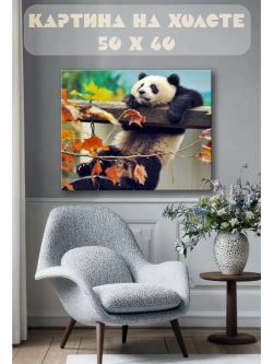 Картина на стену 40 X 50 Панда