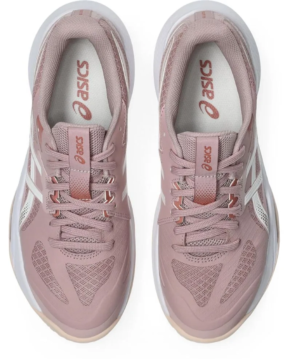 Женские кроссовки для бадминтона/сквоша Asics Gel-Tactic 13 - morganite/white