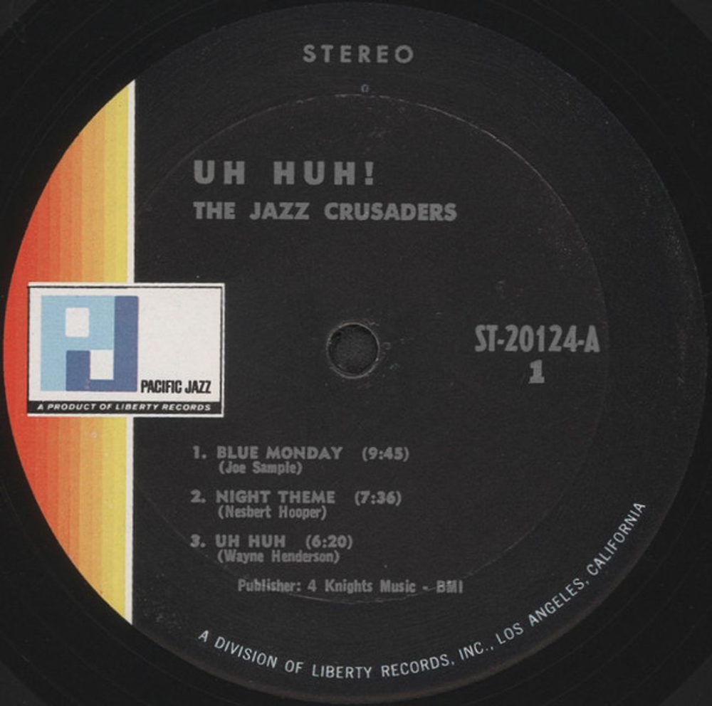 The Jazz Crusaders - Uh Huh - 1967 USA OG Press