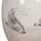 Ваза Fish I высота 47 см, золотистый, чёрный, белый