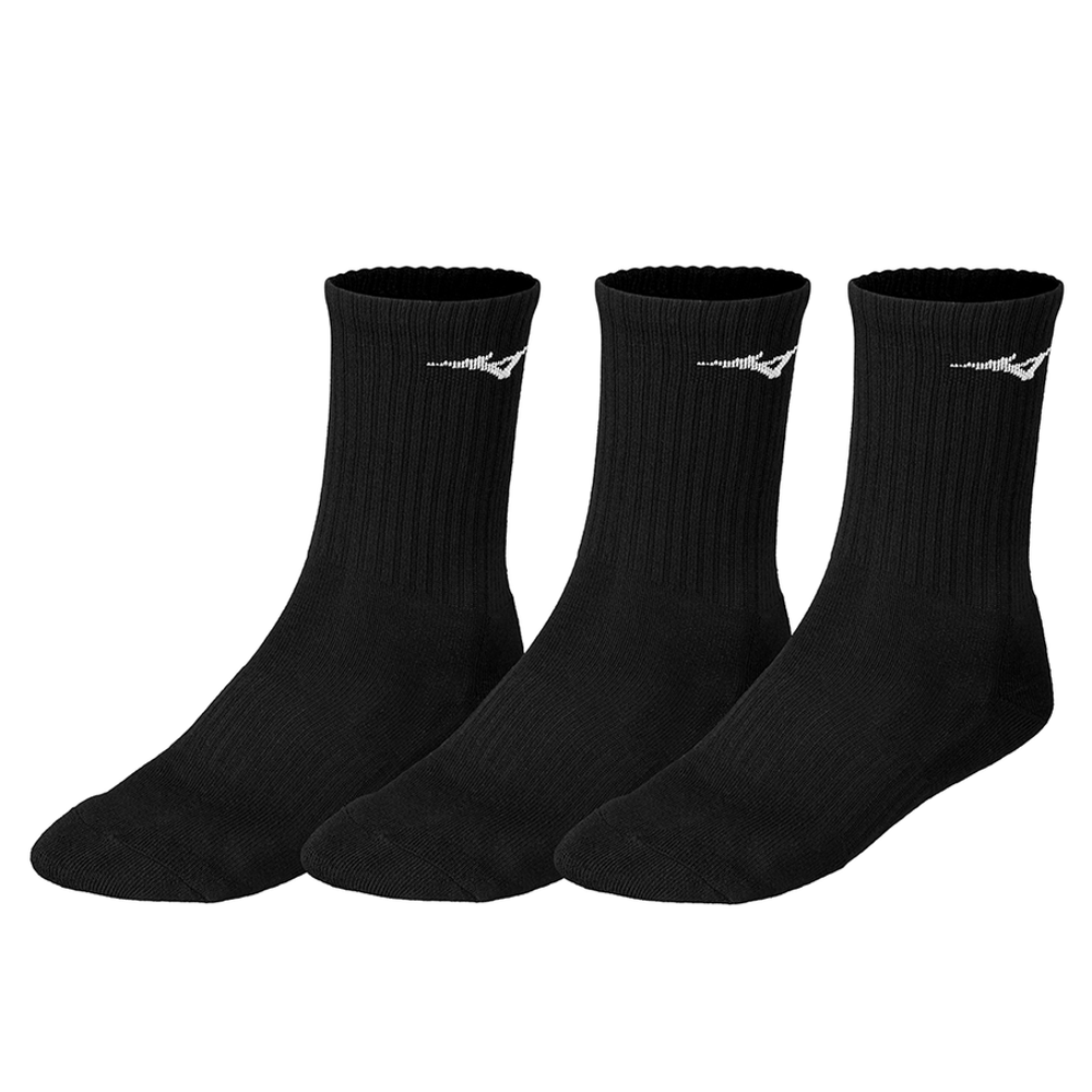 Теннисные носки Mizuno Training 3P - черный