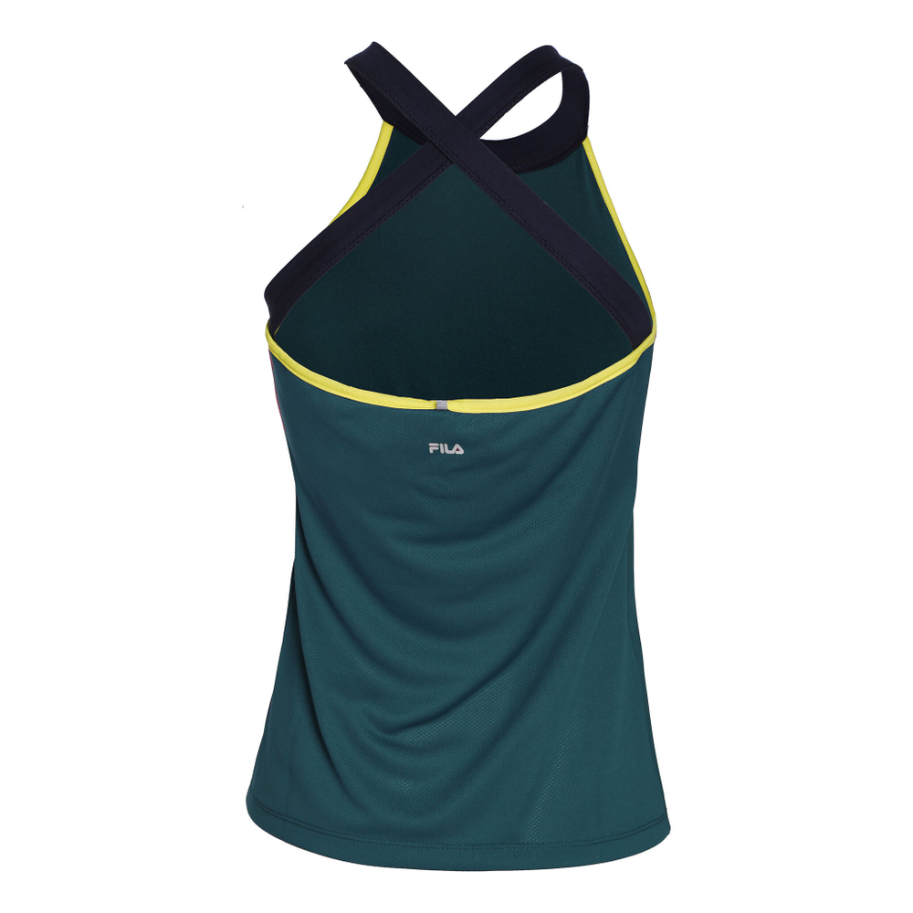 Женская теннисная майка Fila Laura Tank Top Women - Dark Green