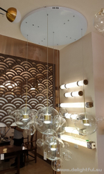 Bolle Frozen ceiling lamp  by Giopatto
