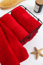 Полотенце махровое, г/к, 40х70, арт. 40-70 BS, 460 гр/м2, цвет: 109-красный,
