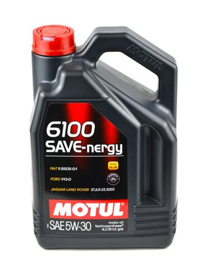 Масло моторное Motul 6100 Save-Nergy 5W-30 синтетическое 60 л 112129