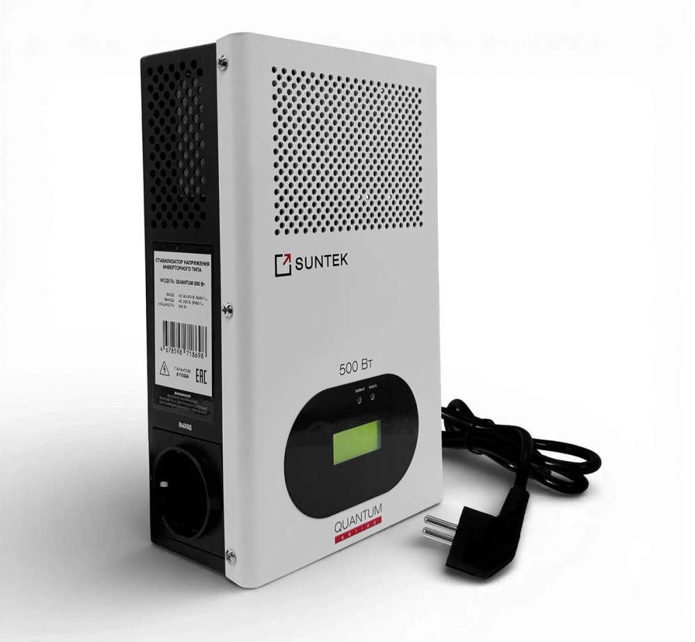 Инверторный стабилизатор напряжения SUNTEK QUANTUM 500 ВА
