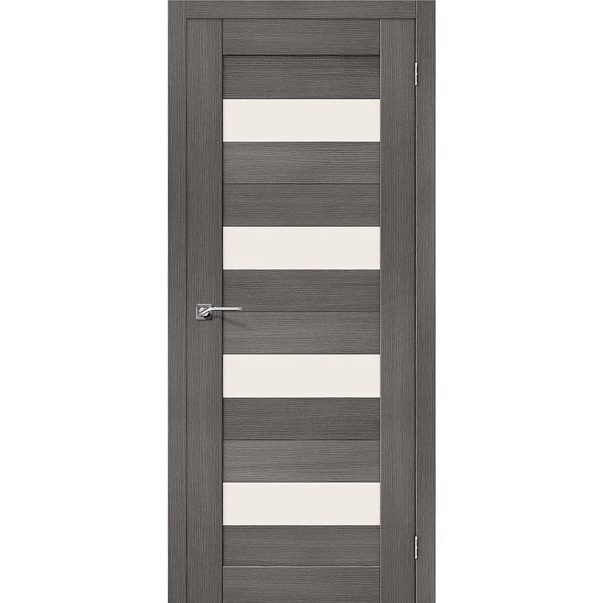 Фото двери эко шпон Porta 23 в цвете grey veralinga