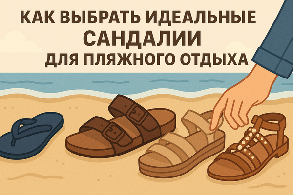 Как выбрать идеальные сандалии для пляжного отдыха.