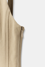 МИНИ-ПЛАТЬЕ С ПУГОВИЦАМИ — ZARA