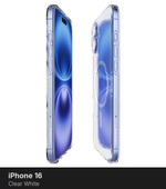 Чехол Spigen Liquid Crystal MagSafe для iPhone 16 Crystal Clear