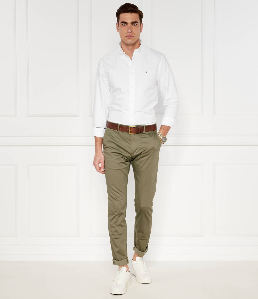Рубашка OXFORD DOBBY Tommy Hilfiger - белый(MW0MW36204)