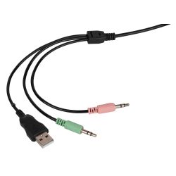 Клавиатура и мышь комплект Intro DX850 игровые 1200-3600dpi + коврик + гарнитура черный | Комплекты (клавиатура+мышь)