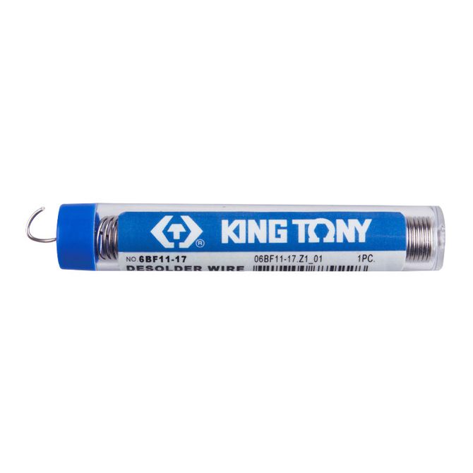 KING TONY (6BF11-17) Припой в пластиковой колбе, диаметр 1 мм
