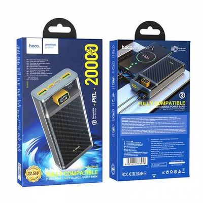 Портативный аккумулятор Hoco J103A 20000mAh PD 22.5W+QC3.0 (black)