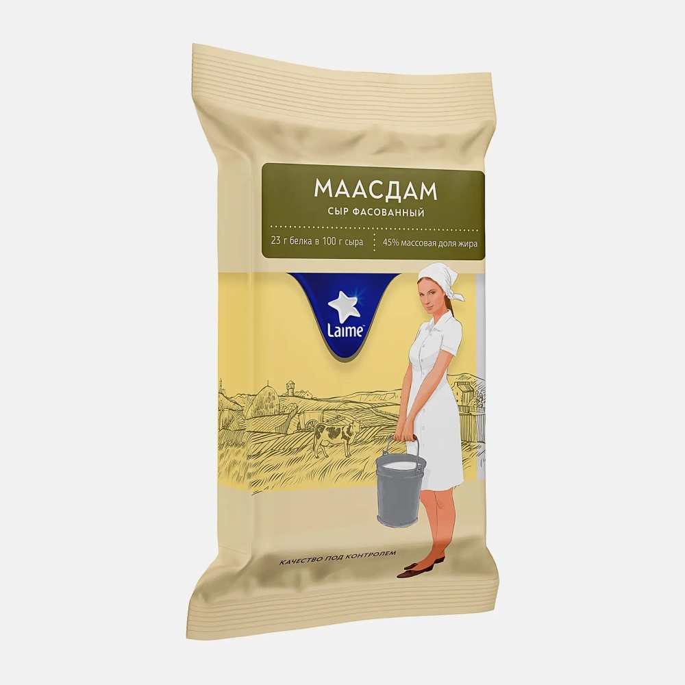 Сыр Laime Маасдам 45% 200г