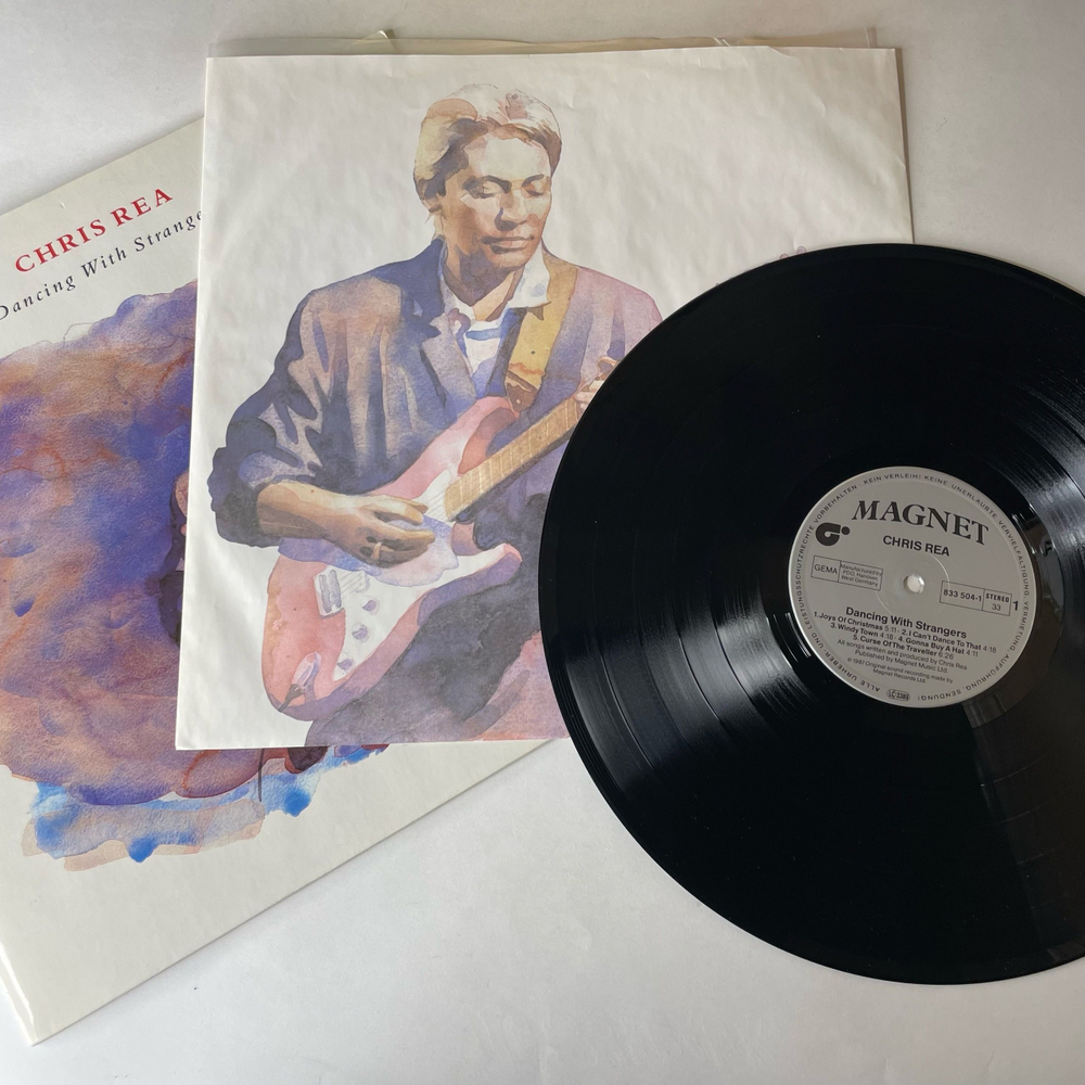 Винтажная виниловая пластинка LP Chris Rea, Dancing With Strangers (Германия 1987) Joys Of Christmas