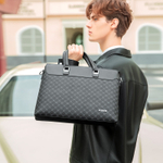 GOLF PVC Briefcase Large Men"s Black