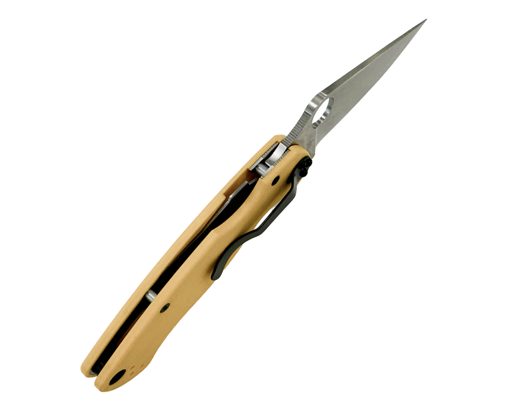 Нож складной Боец 3, D2, G10, жёлтый S-3