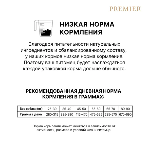 Сухой корм Premier Dog Lamb&Turkey Adult Maxi для собак крупных пород из свежего мяса ягненка с индейкой