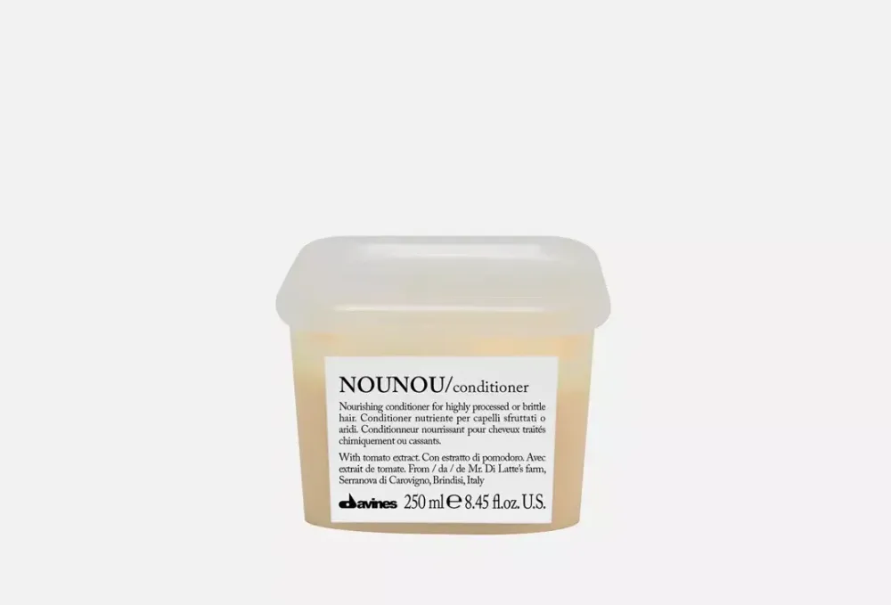 Davines NOUNOU Conditioner — питательный кондиционер для сухих и повреждённых волос