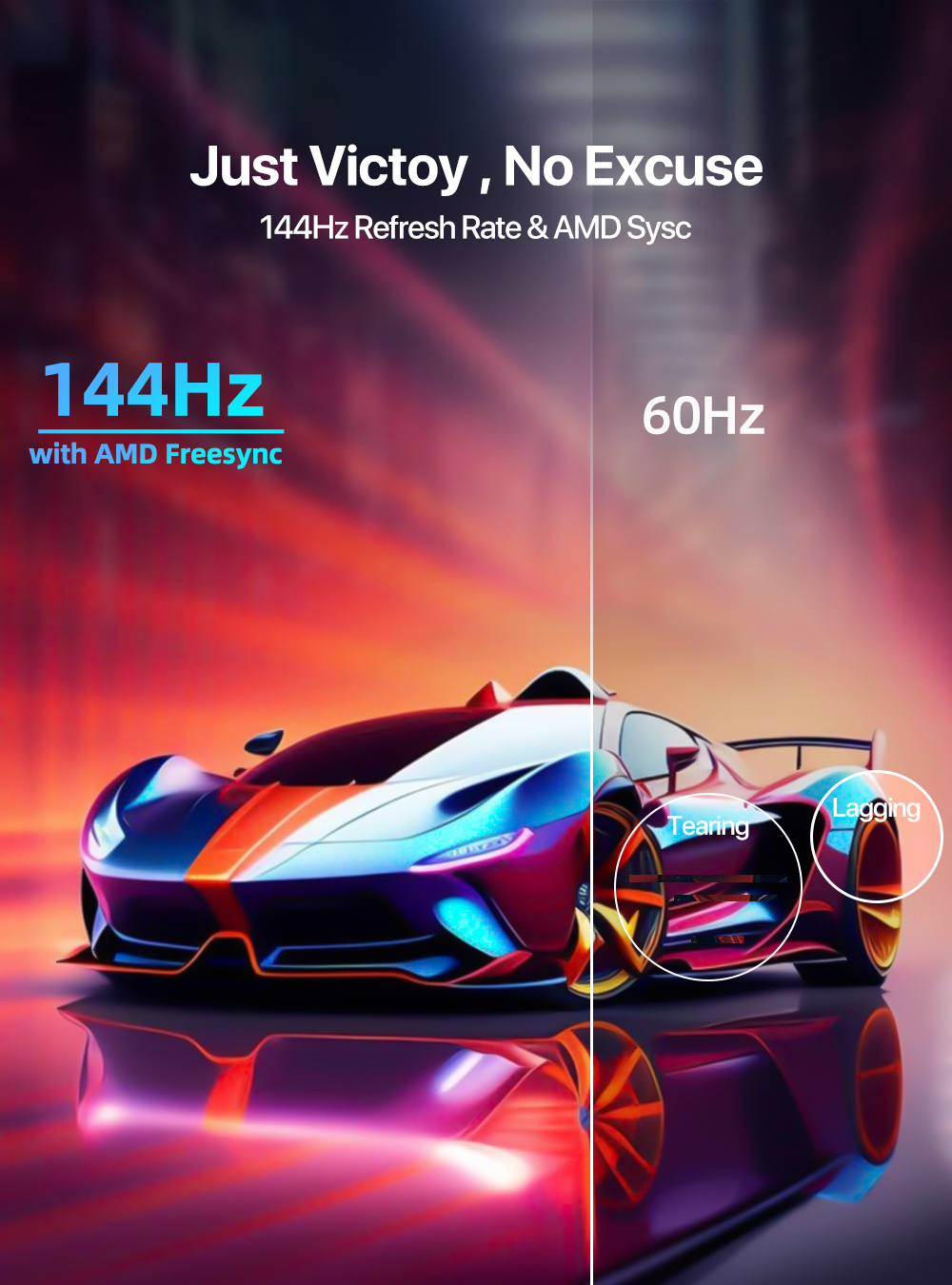 17.3" Портативный монитор с магнитным чехлом Uplays K8 FHD IPS 1920x1080, 144 Гц