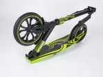 Самокат Tech Team Comfort 230R black/green 1/2 чёрный/зелёный