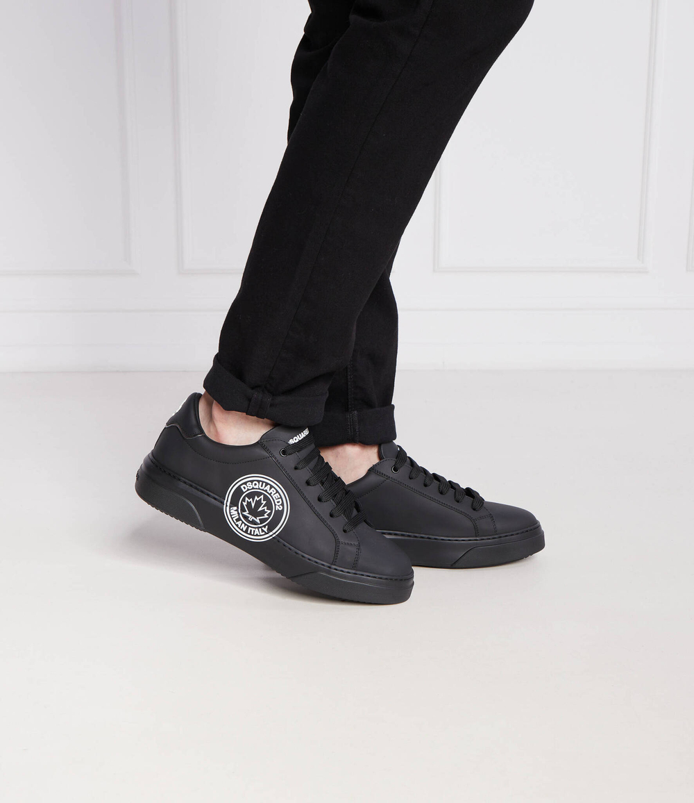 Кожаные кроссовки Dsquared2 - черный(SNM0322 01506923)