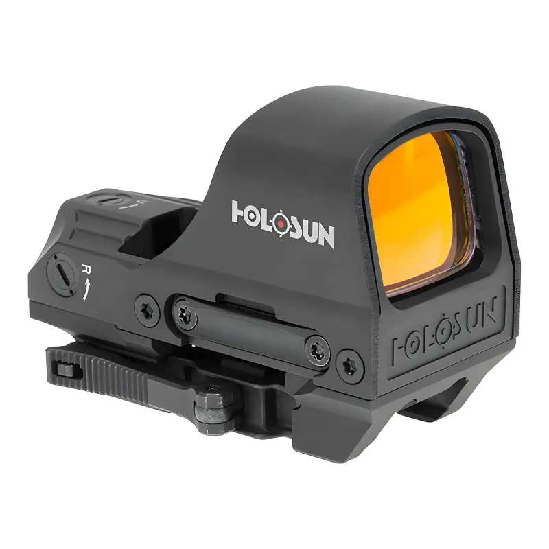 Коллиматор Holosun HS510C, открытый - вид спереди справа,быстросъемное крепление