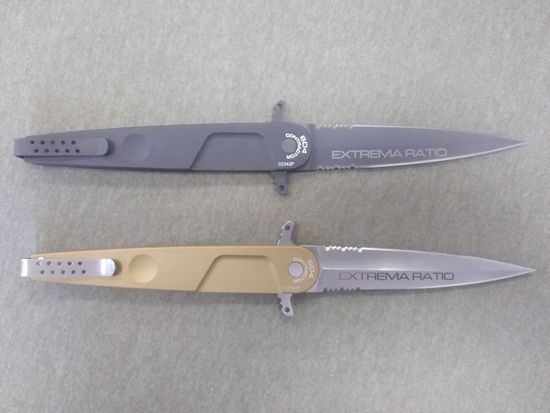 Складной нож Extrema Ratio BD4 Contractor BL - "BD4CONTRACTOR" c клинком из стали Böhler N690, рукоять Anticorodal®