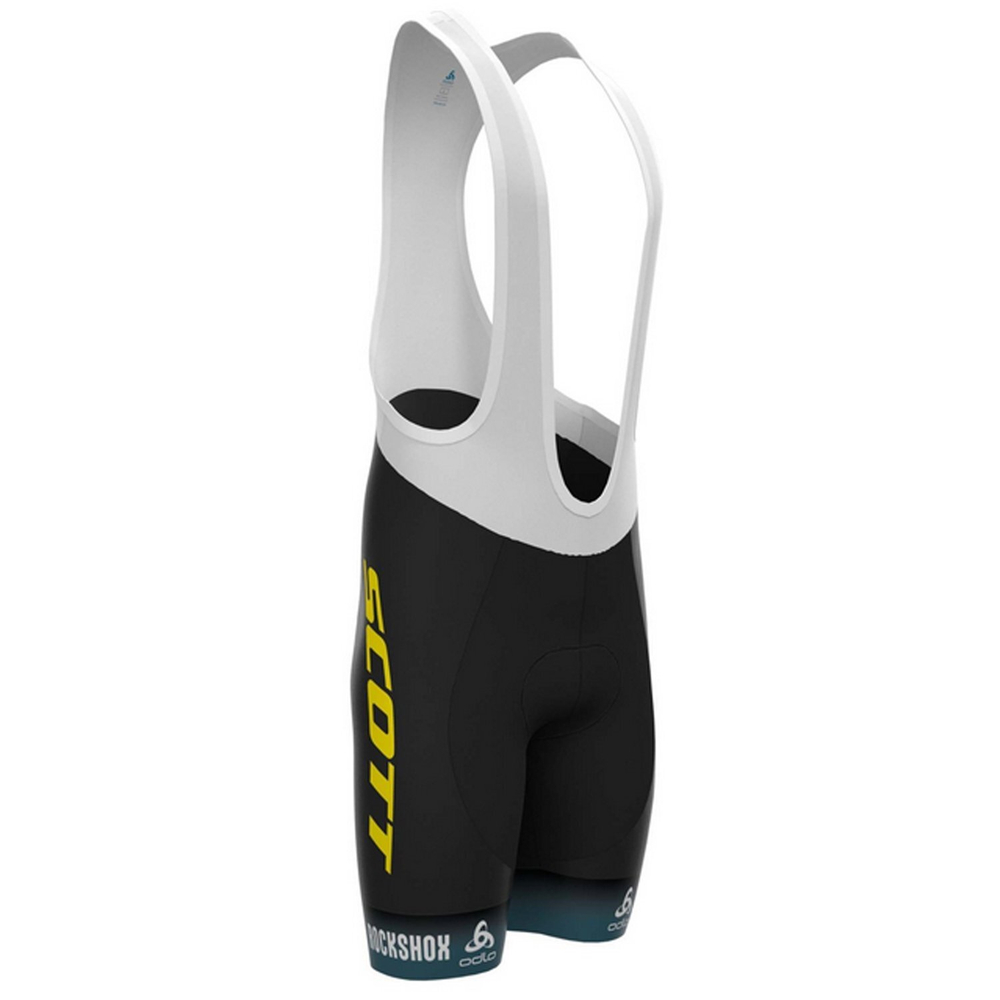Шорты с лямками SCOTT SRAM Racing Team Rep black/sulphur yellow (ES292201-5024::::XL)
