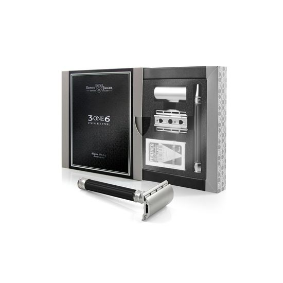 Т-образная бритва (станок) Edwin Jagger DESSGA6BL 3ONE6 Stainless Steel