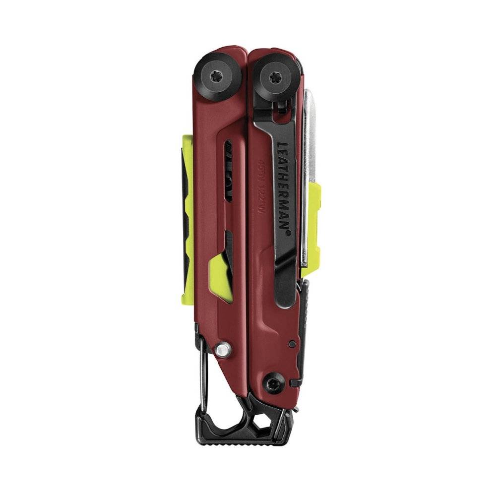 Мультитул Leatherman Signal, 19 функций, бордовый, нейлоновый чехол
