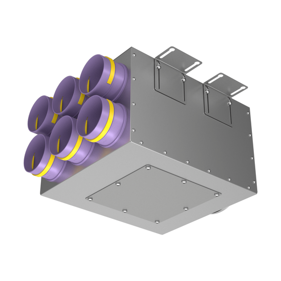 Provent KV 200/90×6 коллектор металлический на 6 выходов