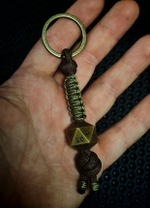 Брелок с латунной бусиной D20